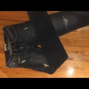Distressed jeans